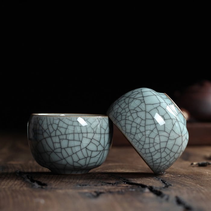 Gaiwan en porcelaine cyan_3