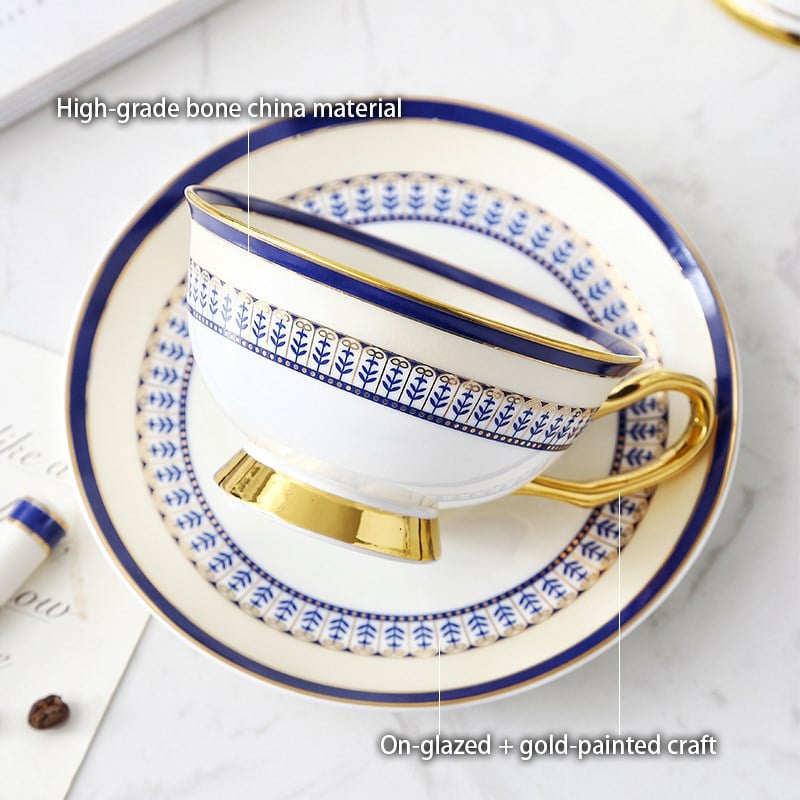 Ensemble de thé en porcelaine style marocain_4