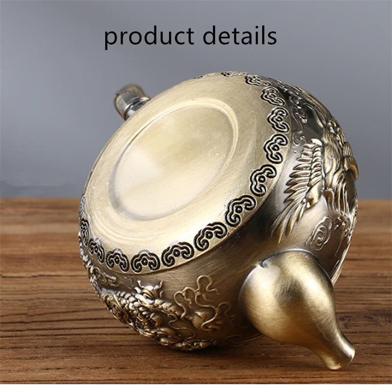 Service à thé turc en bronze Antique_2