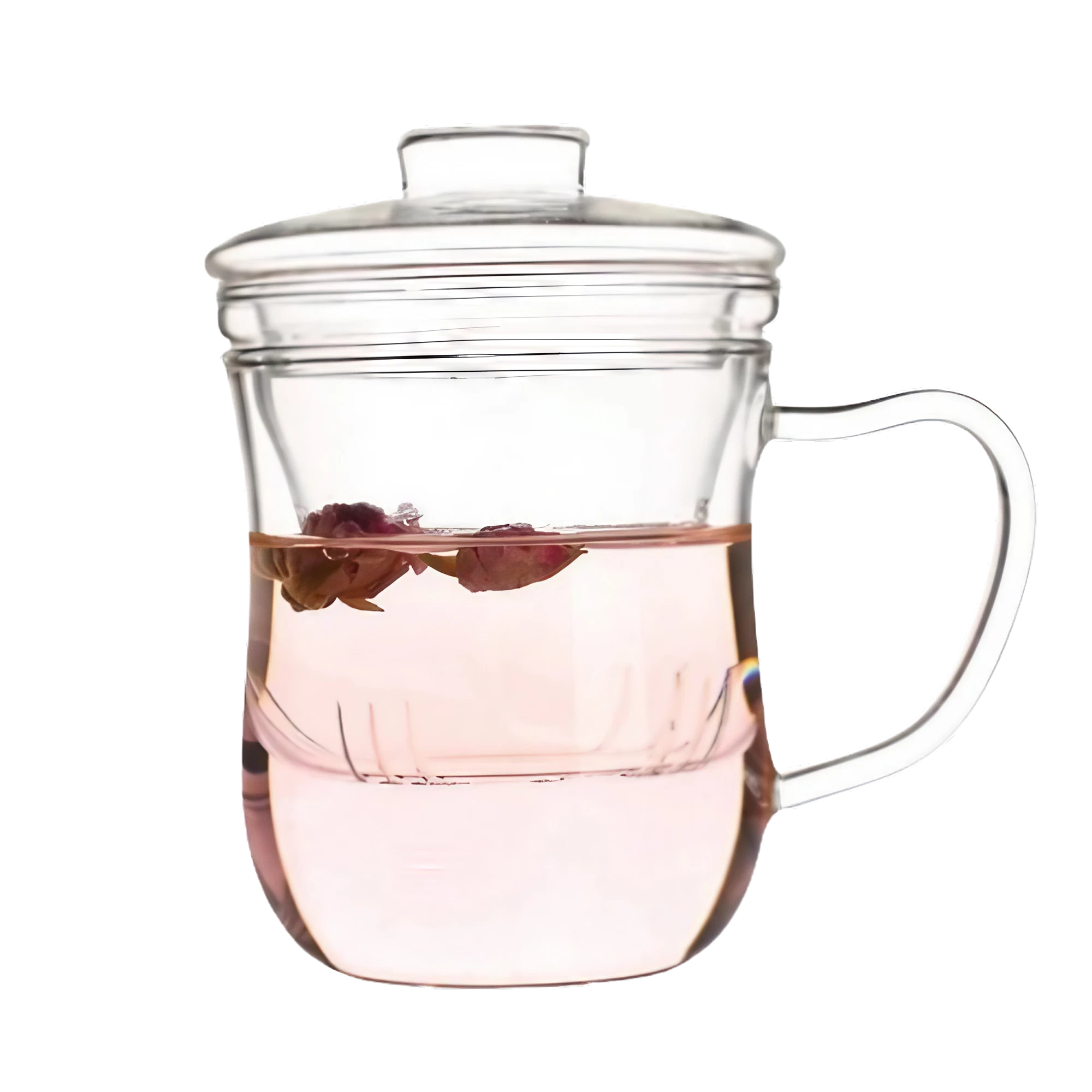 Verre à thé marocain avec couvercle filtre