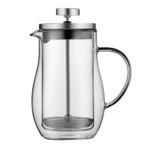 Théière Bincoo portable à double pression en verre épaissi 7