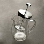 Théière Bincoo portable à double pression en verre épaissi 9
