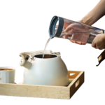 Théière Induction de qualité alimentaire avec poignée en acier inoxydable 56