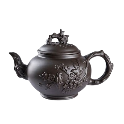 Théière Yixing en céramique d’argile violette de grande capacité 74
