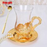 Théière de cuisine orientale en verre doré, style Européen_7