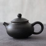 Théière en Grès artisanale de taille moyenne_6