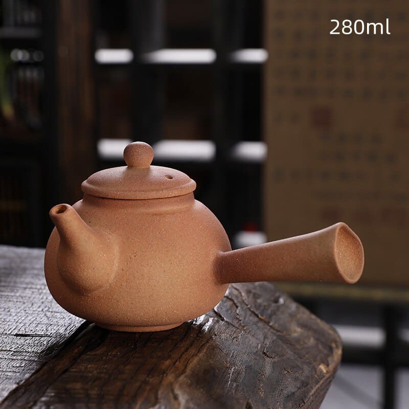 Théière en grès bouilli en poterie brute résistante 280ml Chine