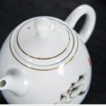 Théière en porcelaine de haute qualité, avec filtre à thé 63