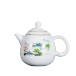 Théière en porcelaine de haute qualité, avec filtre à thé 58