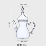 Théière marocaine en verre à haute teneur en borosilicate_5