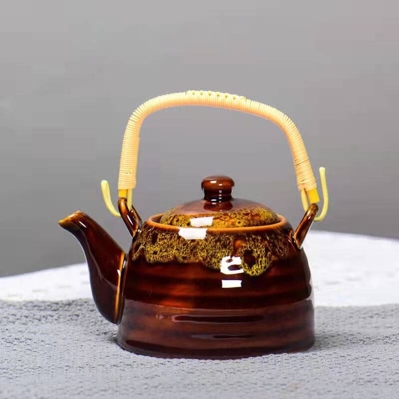 Théière orientale Pu Er en four créatif, bar en argile_9