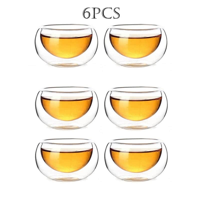 6 tasses