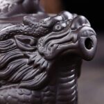 Théière orientale traditionnel chinois, en argile violette_9