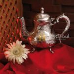 Théière turque en zinc style vintage service traditionnel arabe_6