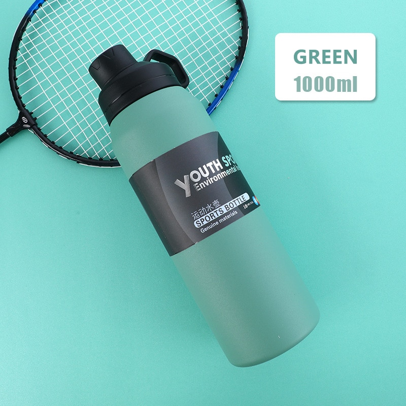 Thermos de voyage flacon portable de 1000ml double acier inoxydable Vert 1000ML